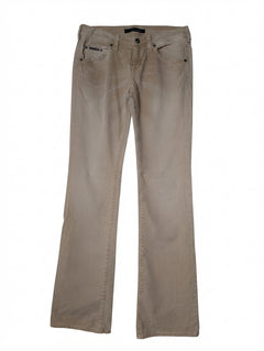 Calvin Klein Jeans Corduroy Pants Tan Rhinestone Detail - Image 1