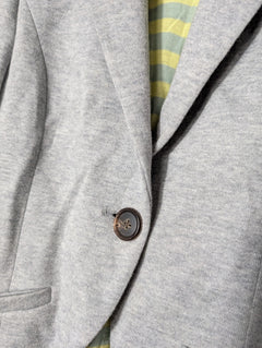 Proenza Schouler Jersey Blazer Grey Size 2 - Image 2