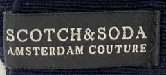 Scotch & Soda Navy Blue Ribbed Turtleneck Sweater - Image 4