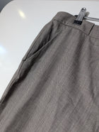 Bianca Spender Micro-Houndstooth Cuffed Trousers Brown Size 12 - Image 2