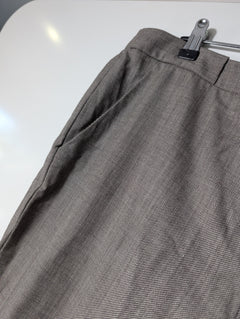 Bianca Spender Micro-Houndstooth Cuffed Trousers Brown Size 12 - Image 2