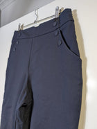 Portmans Sailor-Style High-Waisted Trousers Navy Blue Women's Size 10 - Image 3