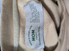 motherchuckers Work From Home Club 2020 Embroidered Sweatshirt Beige XS-S - Image 6