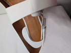 Clergerie Platform Espadrille Sandals White Leather EU 37.5 - Image 6