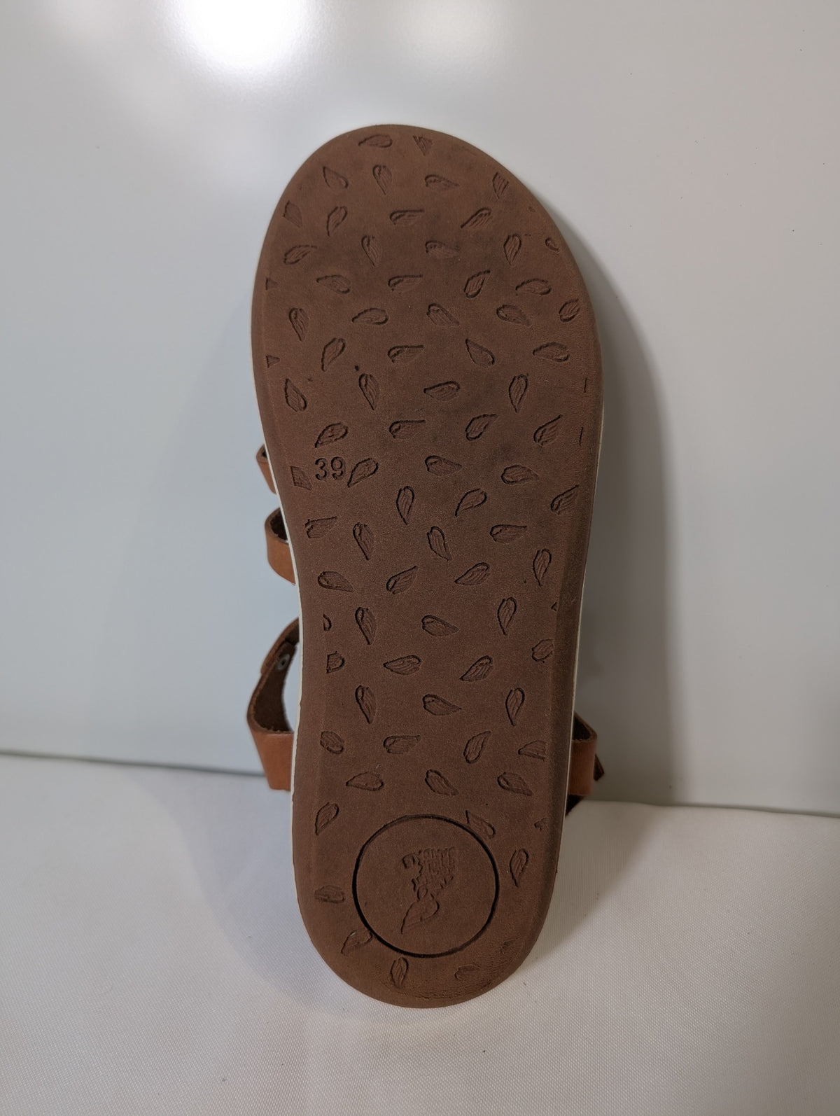 Ancient Greek Sandals Gladiator Sandals Brown Leather Size 39 - Image 7