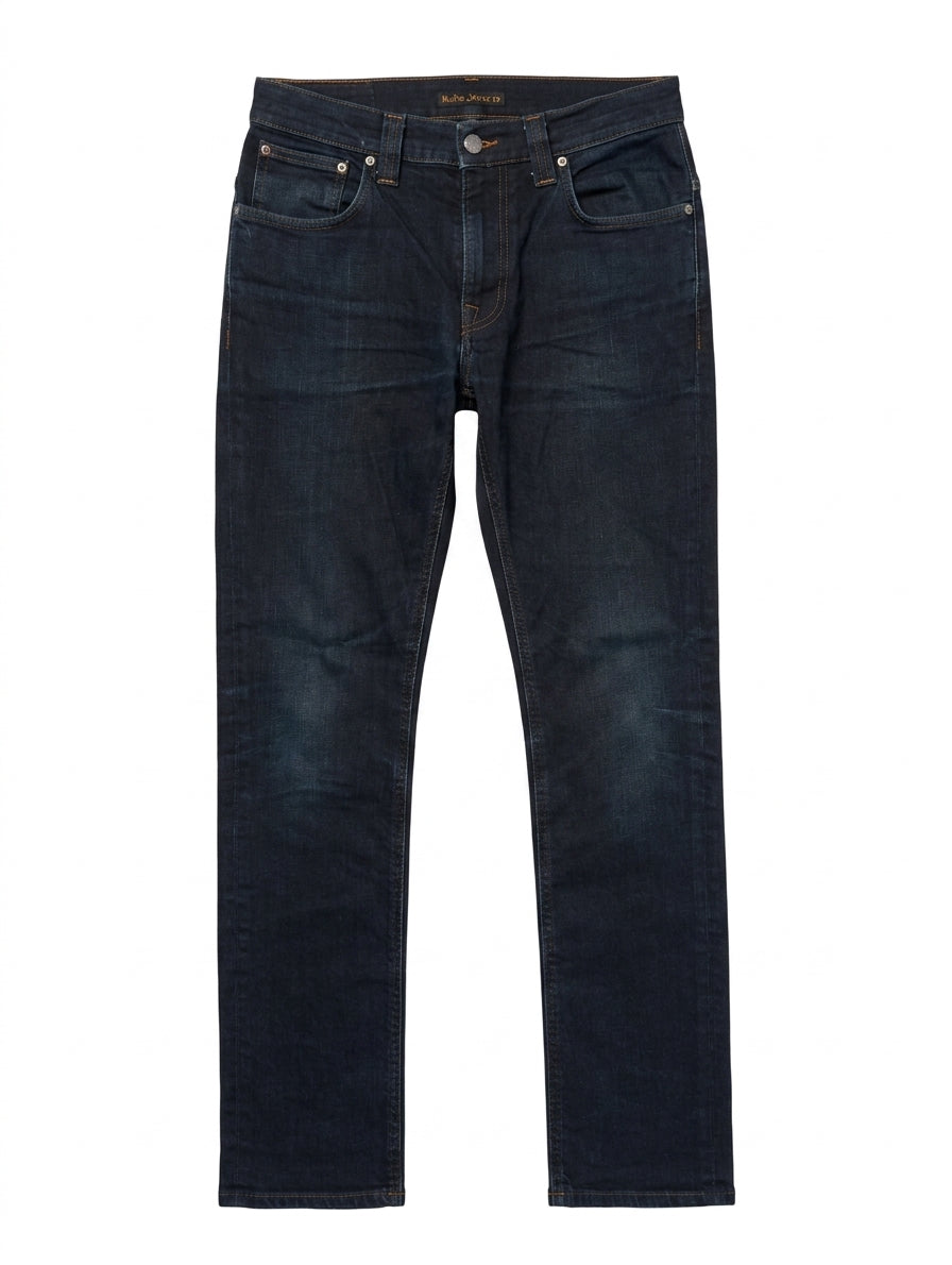 Nudie Jeans Co. Slim Fit Dark Wash Denim Jeans - Image 1