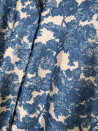 Carolina Lifestyle Satin Shirt Blue Toile de Jouy Print Size S/M - Image 3