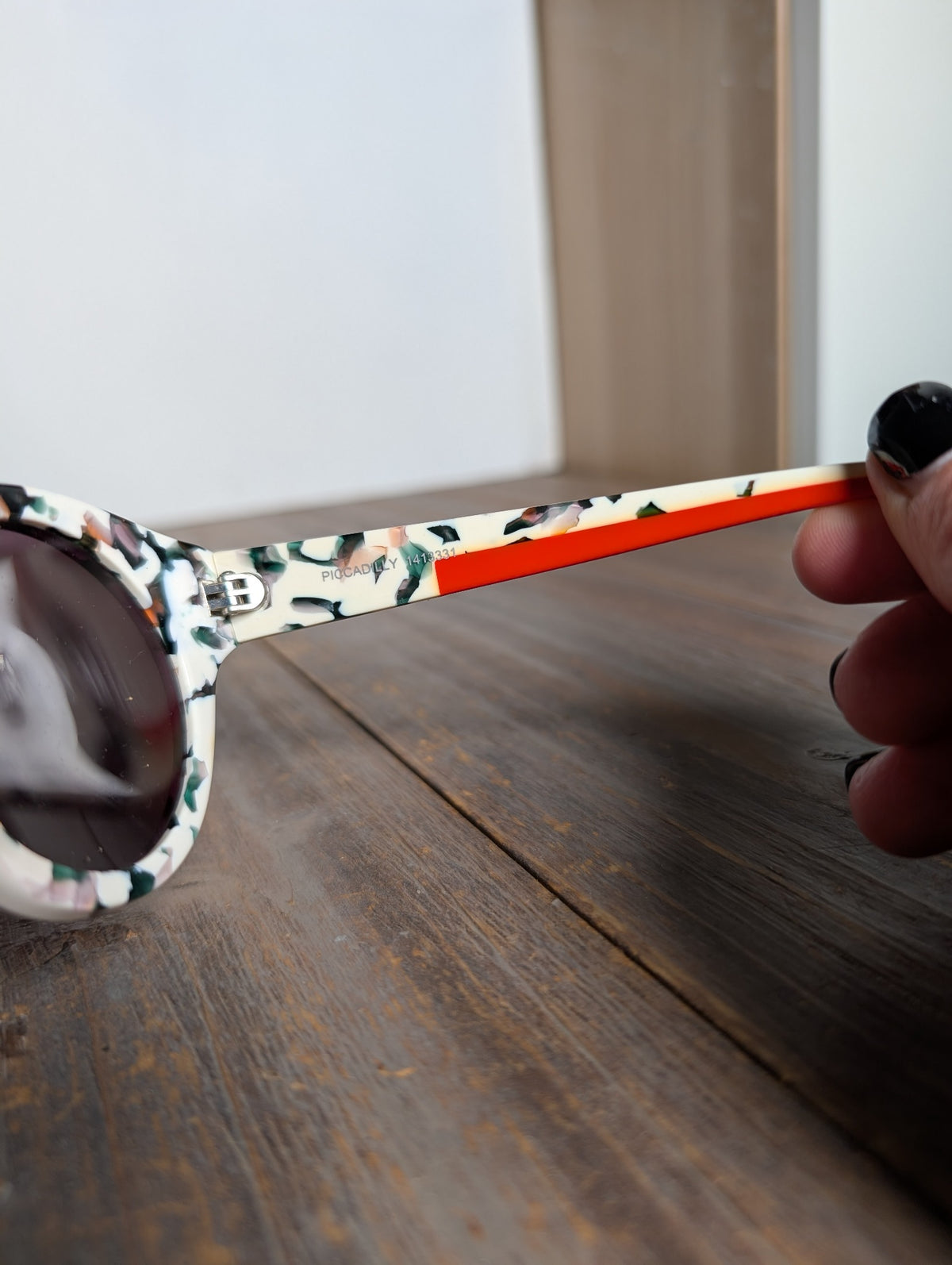 Preen by Thornton Bregazzi Piccadilly Sunglasses Spotted Print - Image 6
