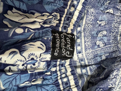 L and J Creation Provence Blue Floral Tiered Skirt - Image 7