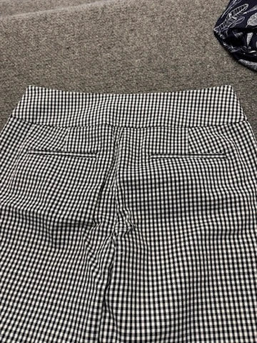 Country Road Black and White Gingham Checkered Tailored Trousers - Image 3