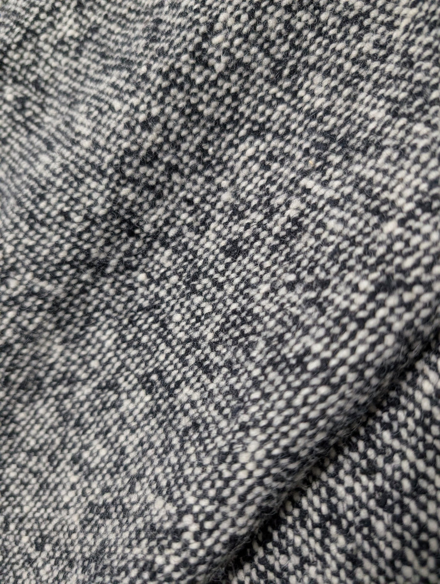 Lee Mathews Wool Tweed A-Line Skirt Black & White Size 1 - Image 3