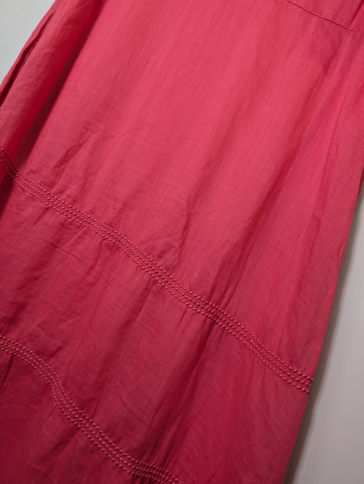 Morrison One-Shoulder Tiered Midi Dress Pink Size 2 - Image 6