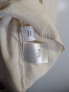 SABA Sleeveless Tie-Neck Silk Blouse Ivory - Image 2