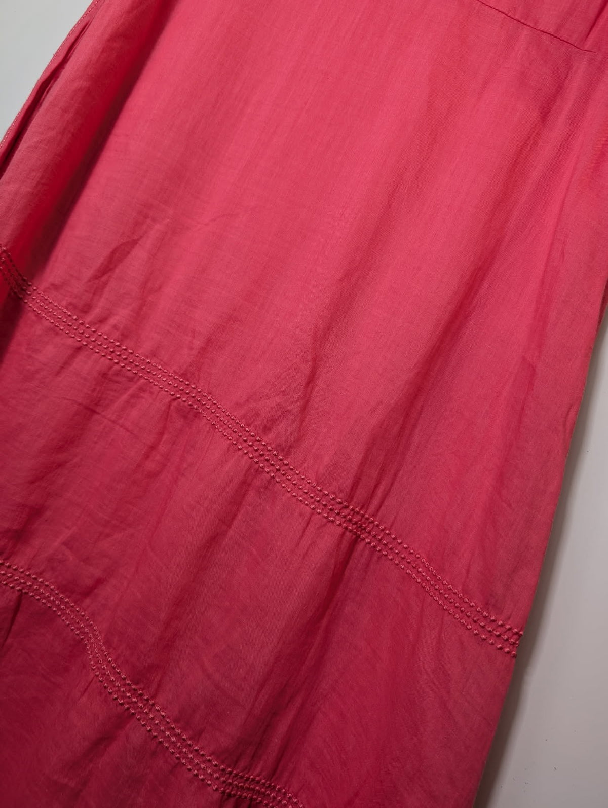 Morrison One-Shoulder Tiered Midi Dress Pink Size 2 - Image 6