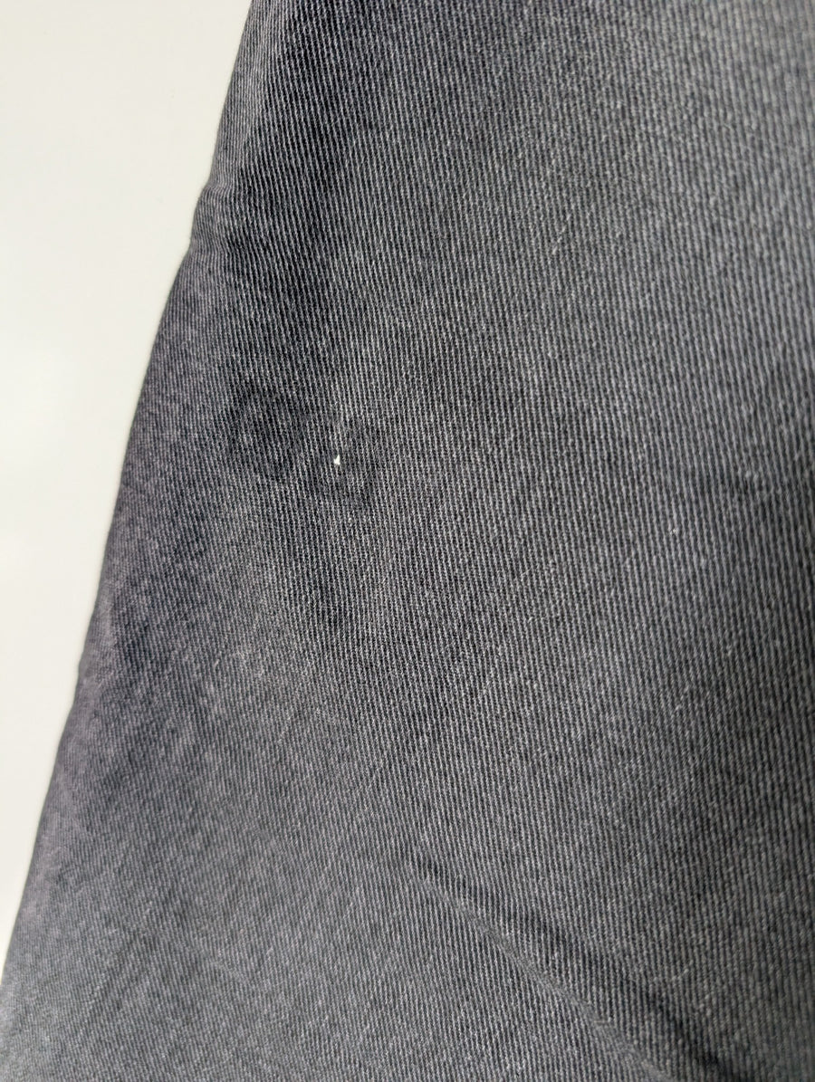 Ksubi High-Rise Denim Jeans Washed Black Raw Hem Size 23 - Image 5