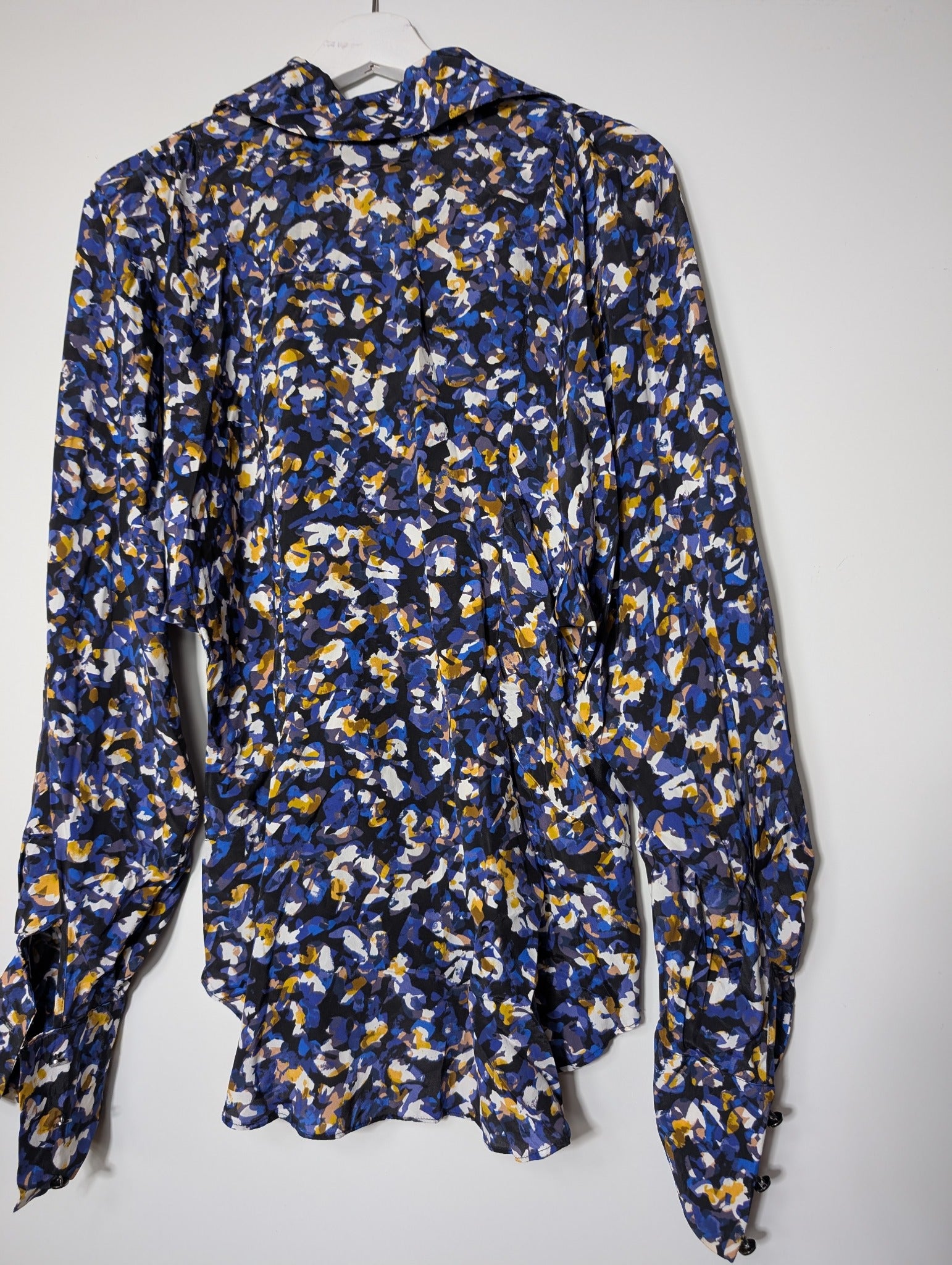 Ginger & Smart Silk Blend Floral Blouse Women's Size 10 - Image 5
