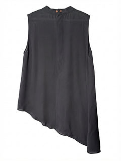 Ginger & Smart Silk Asymmetric Blouse Black Size 8 - Image 1