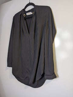 Zimmermann Black Blouse with Gold Hardware Detail Size 1 - Image 7