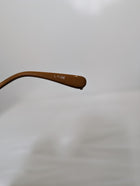 Chloé Aviator Sunglasses Brown Leather Trim - Image 4