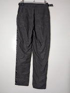 One Teaspoon Pleated Trousers Black With Satin Side Stripe Size 25 - Image 5