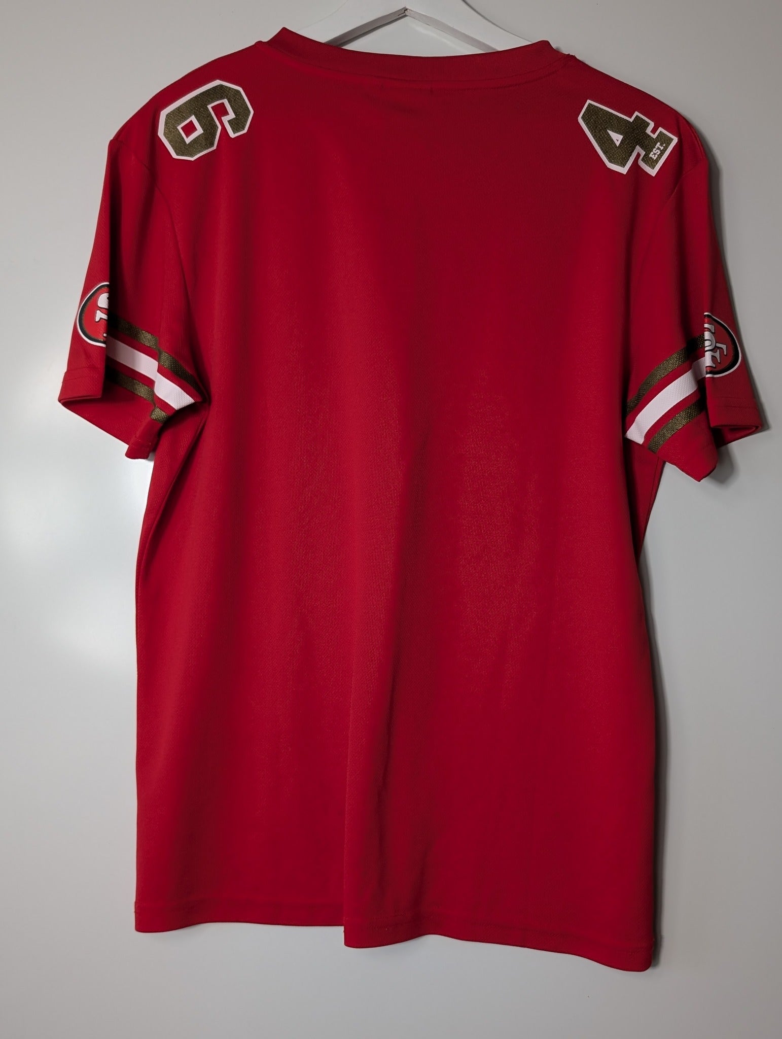 NFL Team Apparel San Francisco 49ers Jersey Red Size S - Image 5