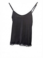 Collette Dinnigan Camisole Black Lace Trim Size XS - Image 1