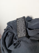 Foil Open Front Cardigan Pure Merino Wool Grey Size XL - Image 8
