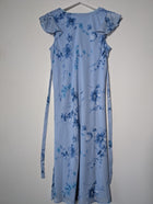 Bia Clothing Floral Midi Dress Blue Flutter Sleeve - Image 6