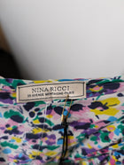 Nina Ricci Floral Long Sleeve Top Multicolour Size 36 FR - Image 4