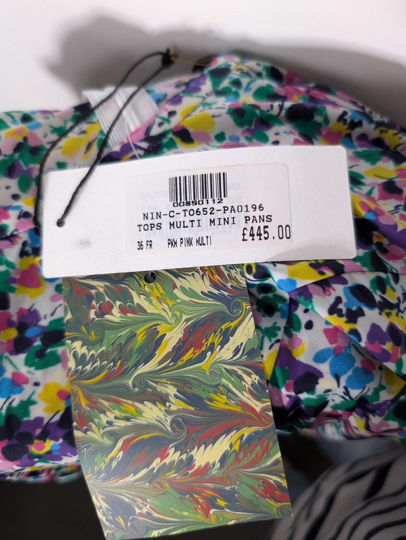 Nina Ricci Floral Long Sleeve Top Multicolour Size 36 FR - Image 6