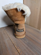 TASMANUGG Classic Mini Sheepskin Boots Chestnut - Image 3