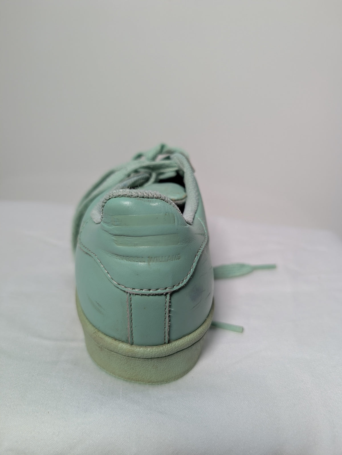 Adidas Superstar Pharrell Williams Mint Green US 4 - Image 5