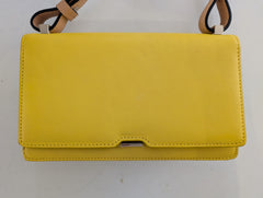 Victoria Beckham Leather Crossbody Bag Yellow - Image 2
