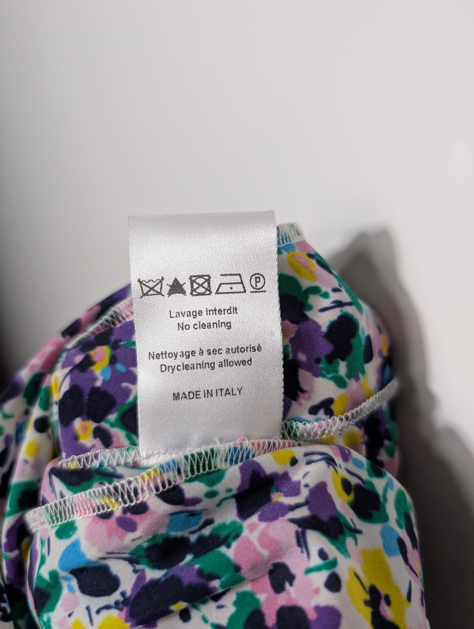 Nina Ricci Floral Long Sleeve Top Multicolour Size 36 FR - Image 8