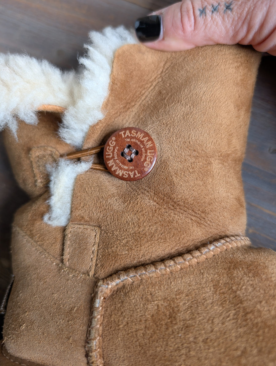 TASMANUGG Classic Mini Sheepskin Boots Chestnut - Image 7