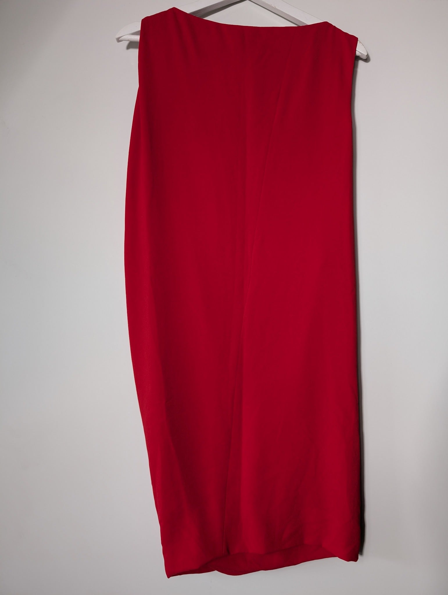 Calvin Klein Sleeveless Draped Sheath Dress Red Size 2 - Image 4