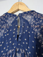 Isabel Marant Étoile Floral Viscose Mini Dress Blue Size 38 - Image 5