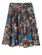 Scanlan Theodore Floral Pleated Midi Skirt Multicolour - Image 1