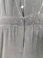 Bianca Spender Velvet Halter Neck Jumpsuit Black Size 14 - Image 5