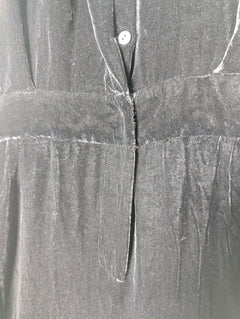 Bianca Spender Velvet Halter Neck Jumpsuit Black Size 14 - Image 5