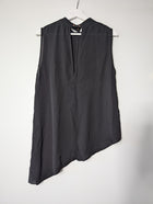 Ginger & Smart Silk Asymmetric Blouse Black Size 8 - Image 4