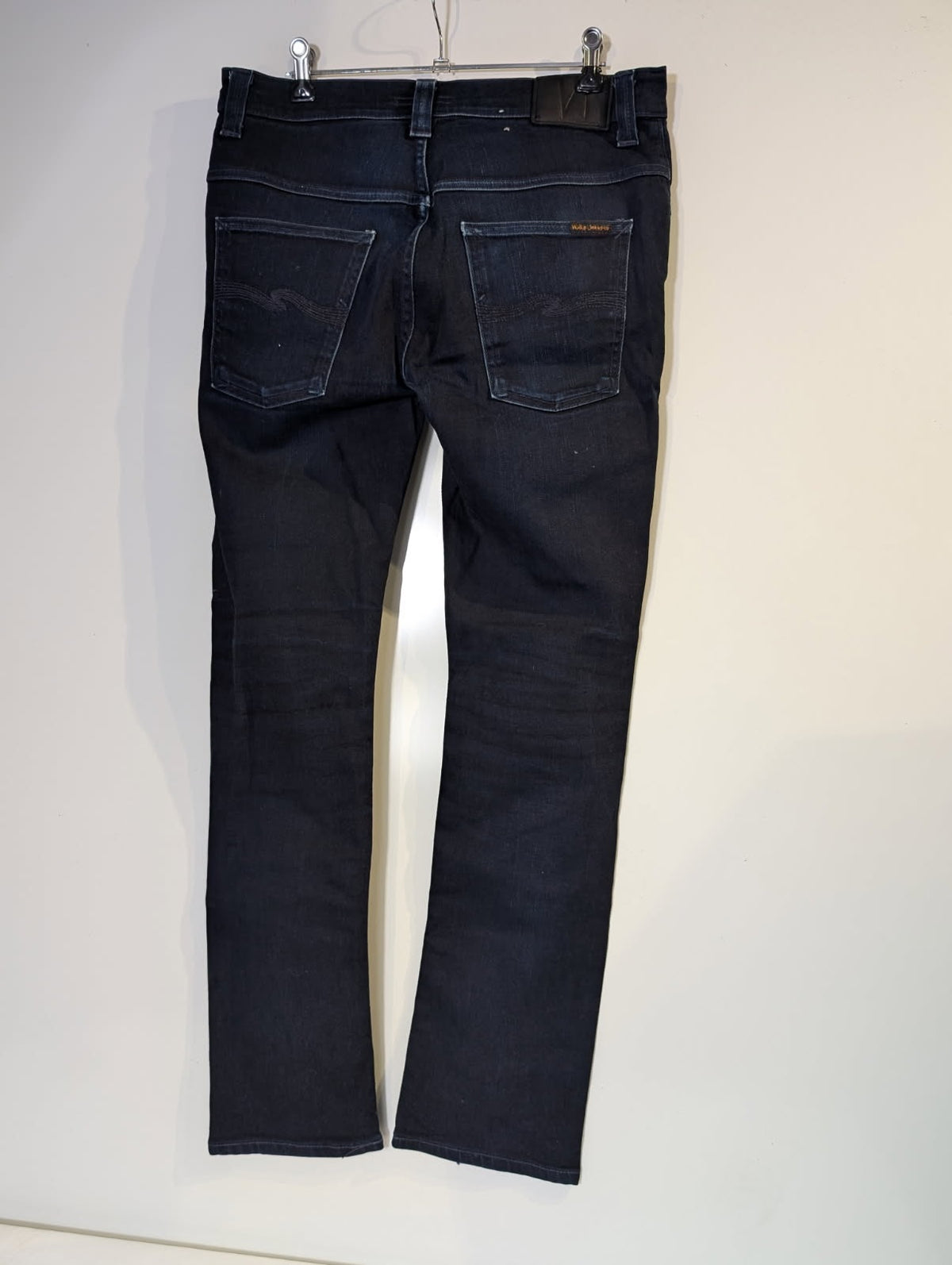 Nudie Jeans Co. Slim Fit Dark Wash Denim Jeans - Image 2