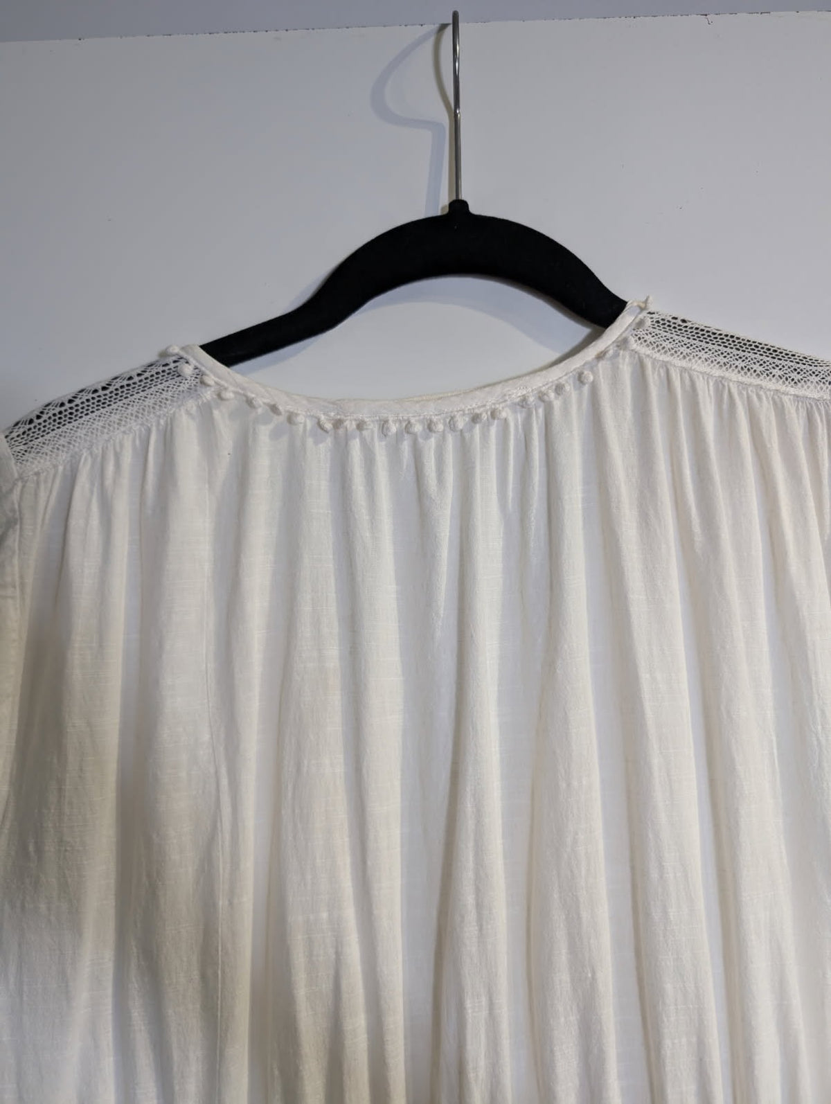Marie Louise de Monterey Tiered Midi Dress White Size 8 - Image 3