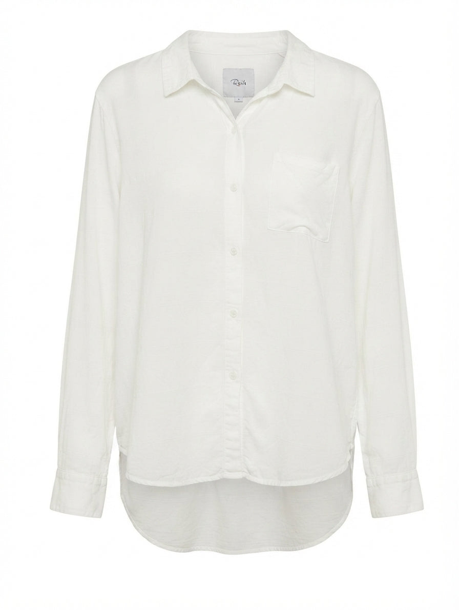 Rails Hunter Button-Down Shirt White XL - Image 1