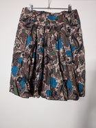 Scanlan Theodore Floral Pleated Midi Skirt Multicolour - Image 4