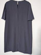 Veronika Maine Flutter Sleeve Shift Dress Navy Blue Size 16 - Image 4