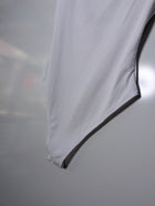 All Things Golden Ribbed Scoop Neck Bodysuit White Size S - Image 3
