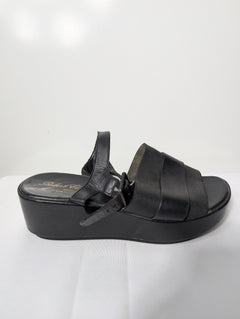 Robert Clergerie Platform Sandals Black Leather EU 38.5 - Image 3