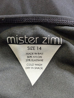 Mister Zimi Strapless One-Piece Swimsuit Black Size 14 - Image 7