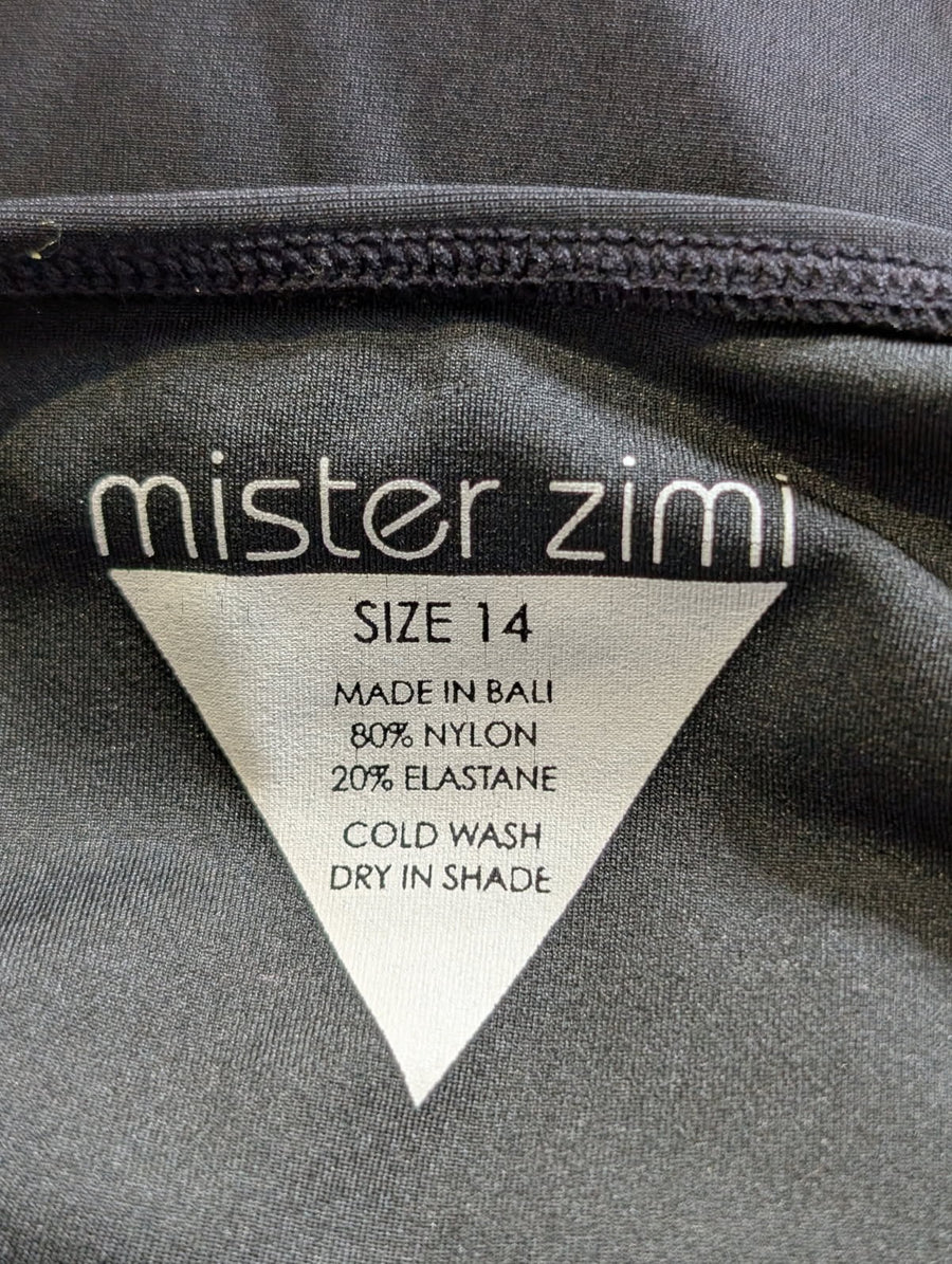 Mister Zimi Strapless One-Piece Swimsuit Black Size 14 - Image 7